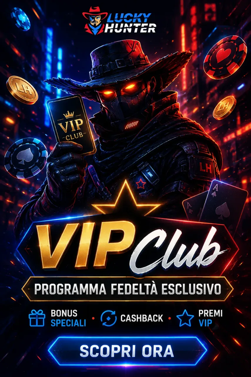 LuckyHunter Casino VIP Club — Programma Fedeltà Esclusivo
