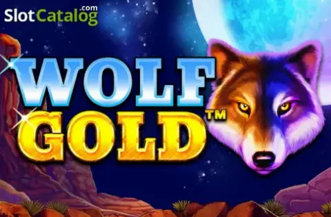 Wolf Gold, lupo ululante al chiaro di luna